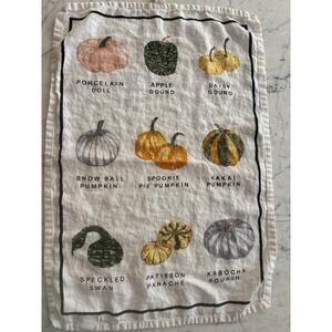 Set of 2 Smith & Hawken Gourds 100% Linen Dishcloth Dish Towel 20" x 30" MINT